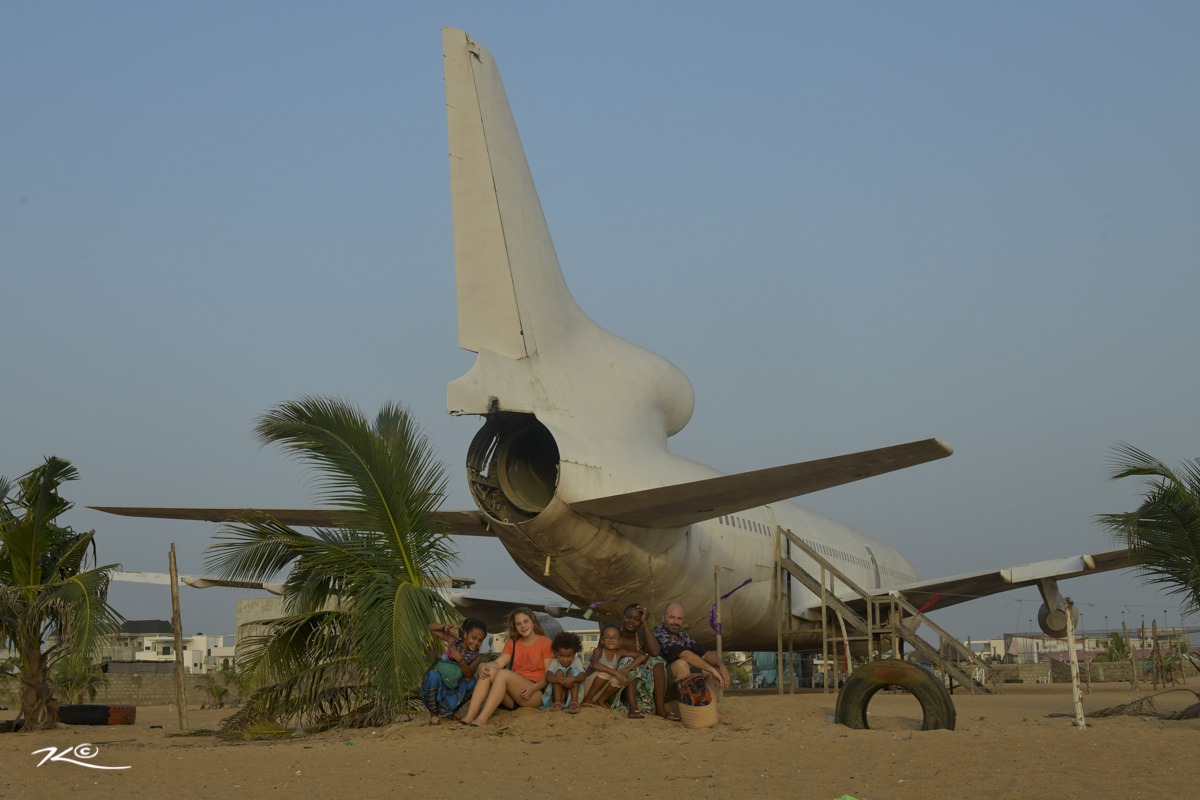 Avion plage Cotonou